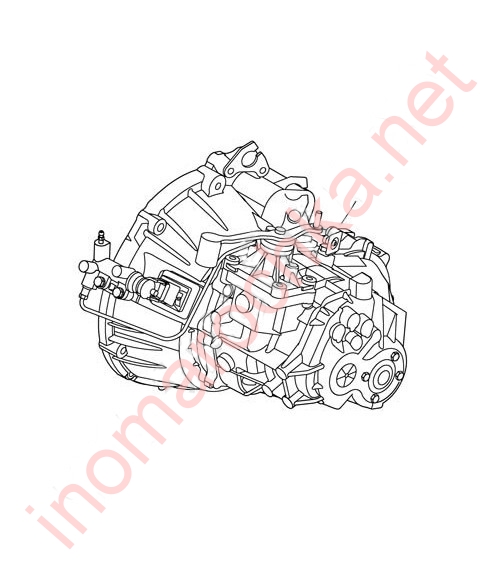 КПП Geely GC6 схема